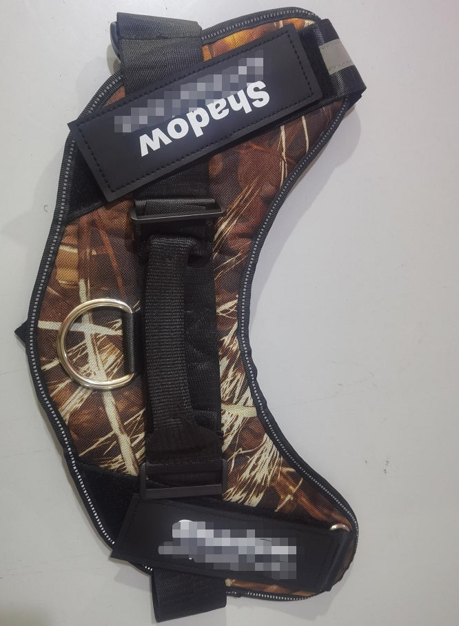 CustomFit Reflective Harness Overview: Prevent dogs from being lost. Super comfortable: Pulling pressure is evenly distributed to the body to prevent pulling and choking. The dog vest harness has an adjustable chest strap with a snap-on buckle, moves its
