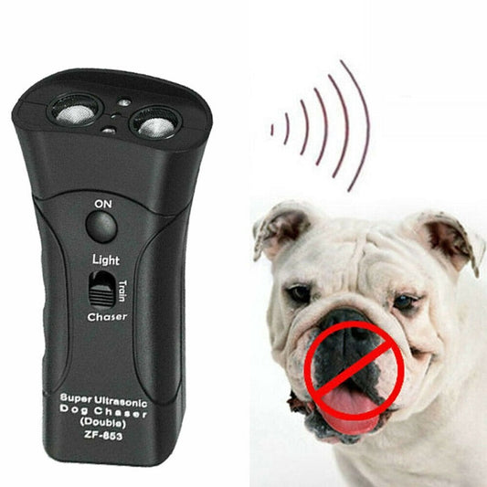 Auto Bark-Stop Collar A powerful tool for protection, training, and peace of mind. Why You’ll Love It: ✅ Effective Dog & Wild Animal Repellent Whether you're jogging, walking your dog, or out in nature, this ultrasonic repeller helps protect you from aggr