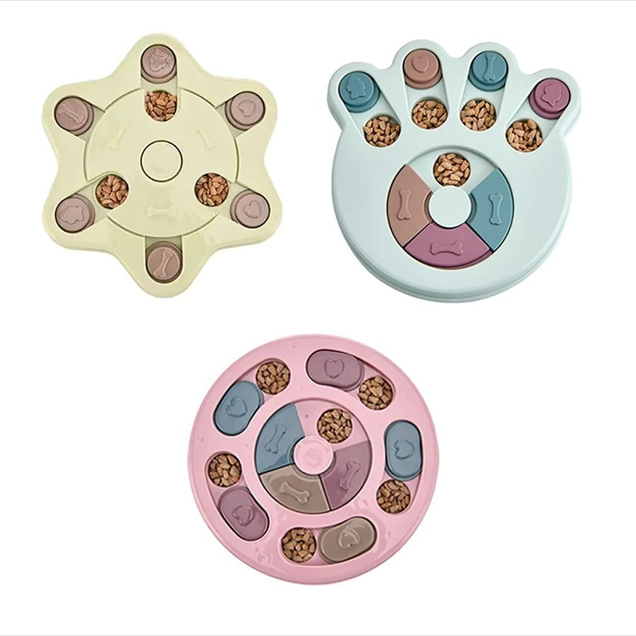 BrainPaw Puzzle Feeder Overview: - Made of safe and non-toxic quality material, it's wear-resistant, resistant to bite, not easy to age. - The pet puzzle feeder toy is easy to clean and durable. - It can slow down feeding to prevent overeating and help to