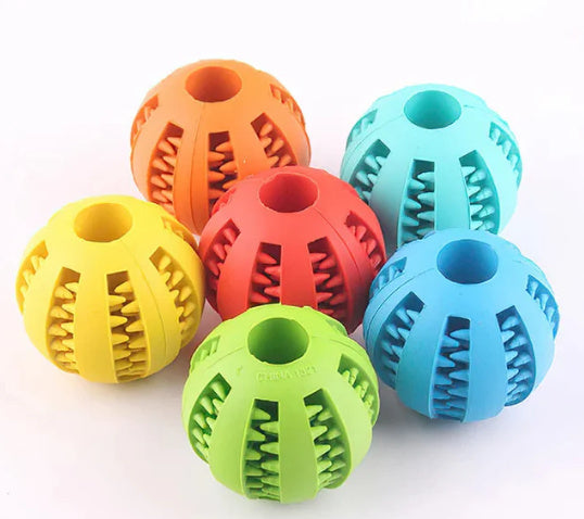 Bite-Resistant Dog Ball – Safe & Fun for Puppies Product information: Name: Rubber Watermelon Ball Color: Light blue green red yellow blue Material: Rubber Specifications: 7CM (large) 5CM (small) Weight: 143g (large) 59g (small) Features: soft, bite-resis