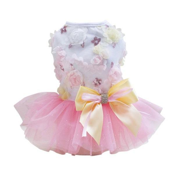 PawTutu™ – Summer Princess Dress for Small Dogs Let your furry fashionista shine in the PawTutu™ Princess Dog Dress – the perfect spring and summer outfit for small dogs who love attention and elegance. Adorable Design: Features a soft mesh tutu skirt and