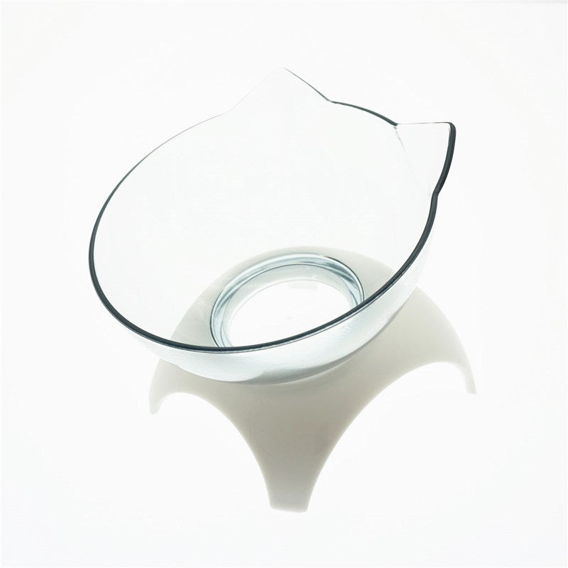 FurSpine Cat Feeder Product information: Shape:Round Material: Plastic Complete automatic feeding: Yes Product No.: Cat head transparent double bowl Color: Transparent cat head bowl Easy to clean transparent bowl: For dogs and cats Transparent bowl of cat