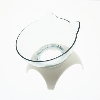 FurSpine Cat Feeder Product information: Shape:Round Material: Plastic Complete automatic feeding: Yes Product No.: Cat head transparent double bowl Color: Transparent cat head bowl Easy to clean transparent bowl: For dogs and cats Transparent bowl of cat