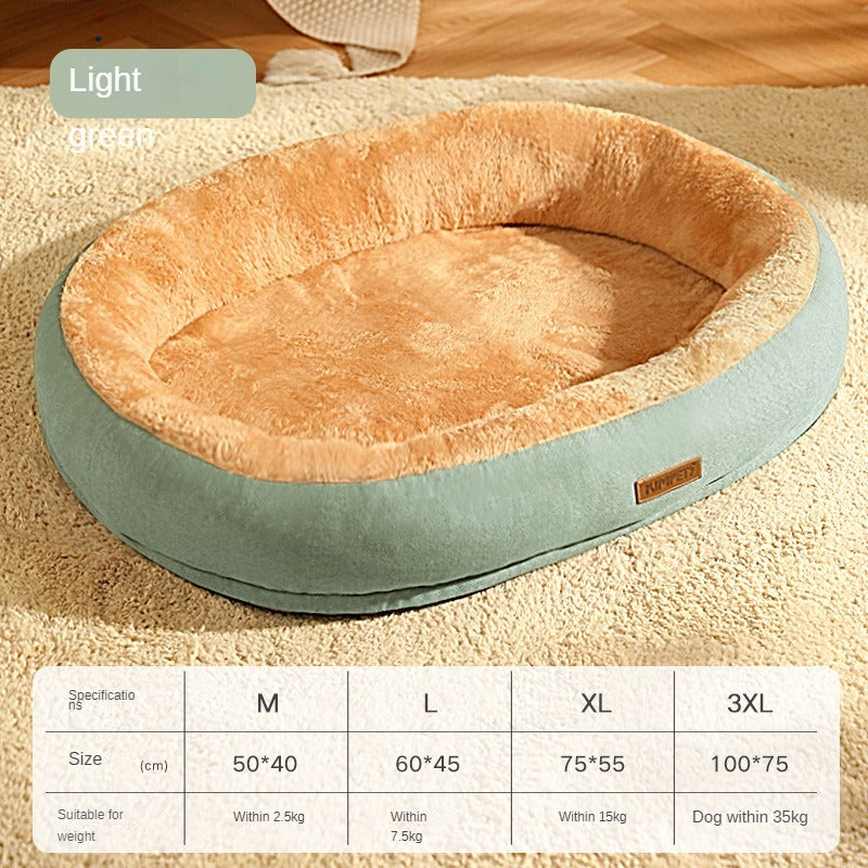 WarmiePaws™ Cozy Bed Product Details: Material: Cotton Product Category: Bed Specifications: M [size 50*40cm] (recommended for pets within 5 catties), L [size 60*45cm] (recommended for pets within 15 catties), XL [size 75*55cm] (recommended for pets withi