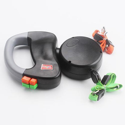 TwinTrek Overview 1.Packing: sucking plastic and self-sealing bag 2.Accessories: the basic accessories are cab been buckle 3.Usage: this product allows you to freely control your dog's free activity space while you control your pet dog. You can enjoy the