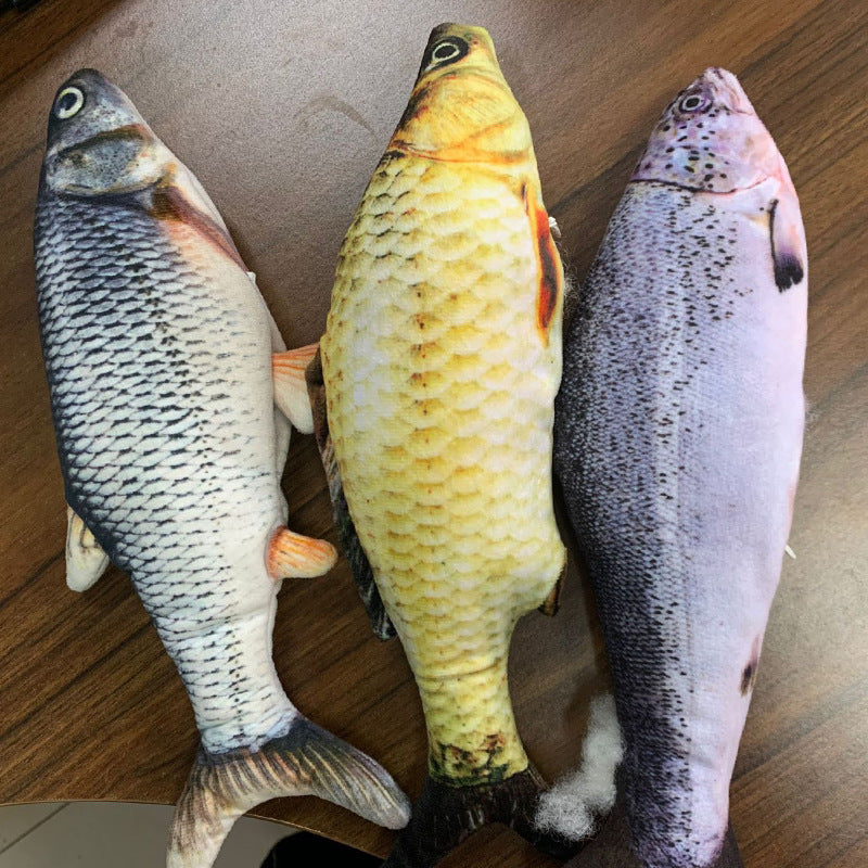 Simulated Flopping Fish – Fun Electric Toy for Cats (Catnip-Free) Overview: 1. With high quality material, this ornament is durable and not easy to damage. 2. This toy does not contain toxic and harmful things and materials, and it is healthy and safe for