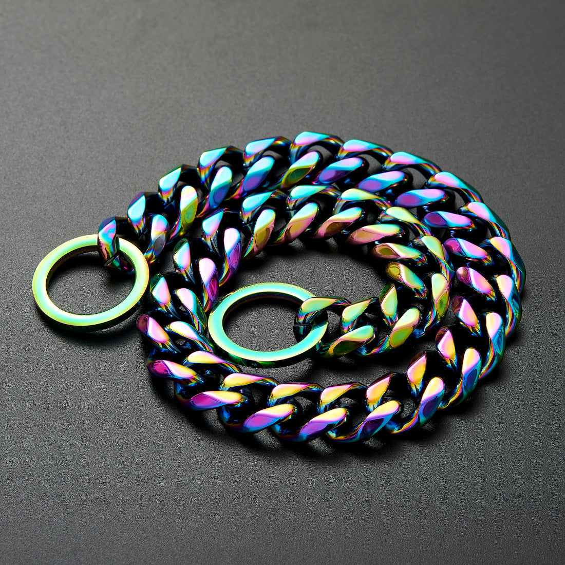 SteelShine™ Dog Chain – Tough & Stylish Overview: Color: 15mm, 19mm Material: Titanium steel Applicable object: Dog Suitable for the season: All seasons Specification: 12 inches (recommended dog neck 8 inches), 14 inches (recommended dog neck 10 inches),