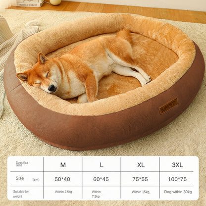 WarmiePaws™ Cozy Bed Product Details: Material: Cotton Product Category: Bed Specifications: M [size 50*40cm] (recommended for pets within 5 catties), L [size 60*45cm] (recommended for pets within 15 catties), XL [size 75*55cm] (recommended for pets withi