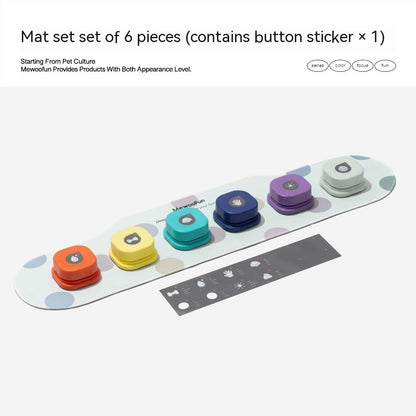 Recordable Pet Talking Buttons – 4 Colors, Fun & Easy Communication Overview: Durable Material: This dog communicator is made of high-quality ABS plastic material, which is environmentally friendly and durable, and you can use it for a long time. Easy to