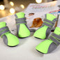 Waterproof Teddy Dog Shoes – Cute & Protective Footwear Overview: The upper part of the shoes is the fabric of the diving suit. This material makes the shoes more comfortable. The reflective double magic wand design prevents falls and is safer at night. T
