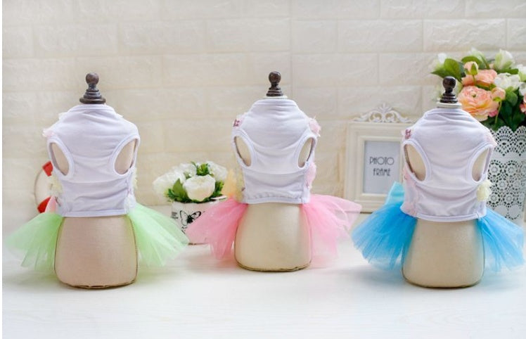 PawTutu™ – Summer Princess Dress for Small Dogs Let your furry fashionista shine in the PawTutu™ Princess Dog Dress – the perfect spring and summer outfit for small dogs who love attention and elegance. Adorable Design: Features a soft mesh tutu skirt and