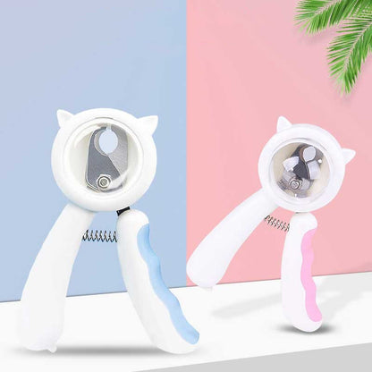 Splash-Proof Pet Nail Scissors – Safe & Clean Trimming Specifications Material: Plastic Metal Size: approx 12*9cm Weight: about 96 g Features 1. Hidden file 2. Transparent protective cover 3. Sharp edges 4. It's safe and labor efficient Note: 1. Please al