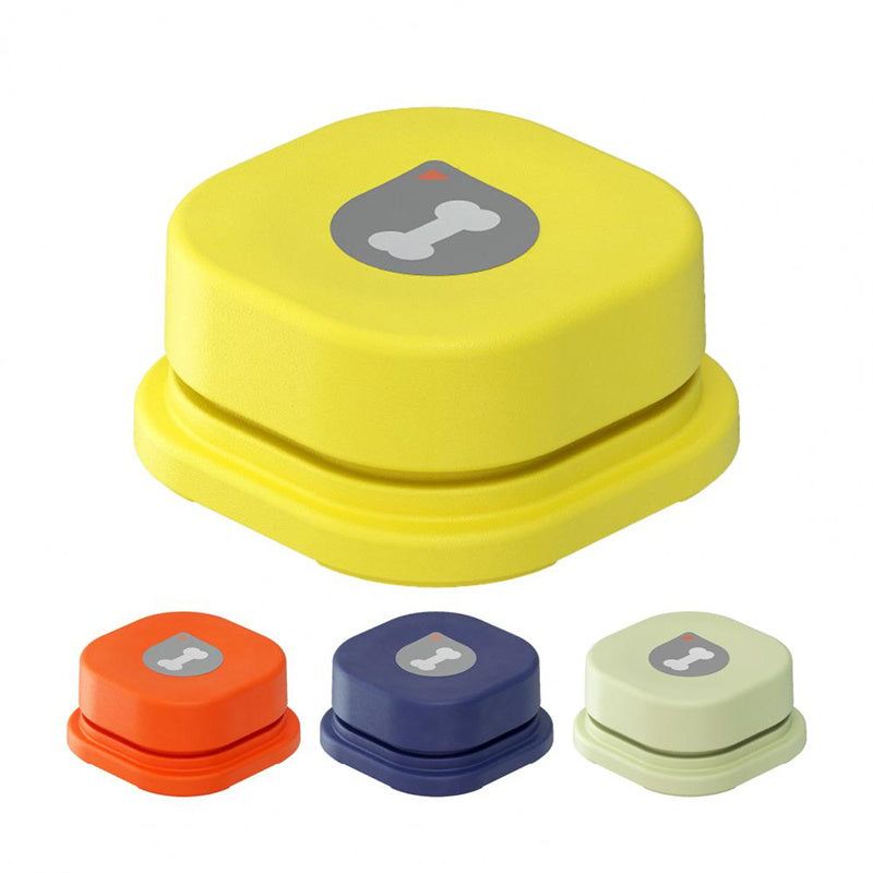 Recordable Pet Talking Buttons – 4 Colors, Fun & Easy Communication Overview: Durable Material: This dog communicator is made of high-quality ABS plastic material, which is environmentally friendly and durable, and you can use it for a long time. Easy to