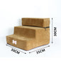 PawStep Pet Stairs Product information: Name: Pet ladder Seasons: Spring, summer, autumn, winter Material: deerskin velvet, high density sponge Features: Detachable, can be randomly combined Color: Grey, dark grey, Khaki, light brown, Dark brown, dark cof