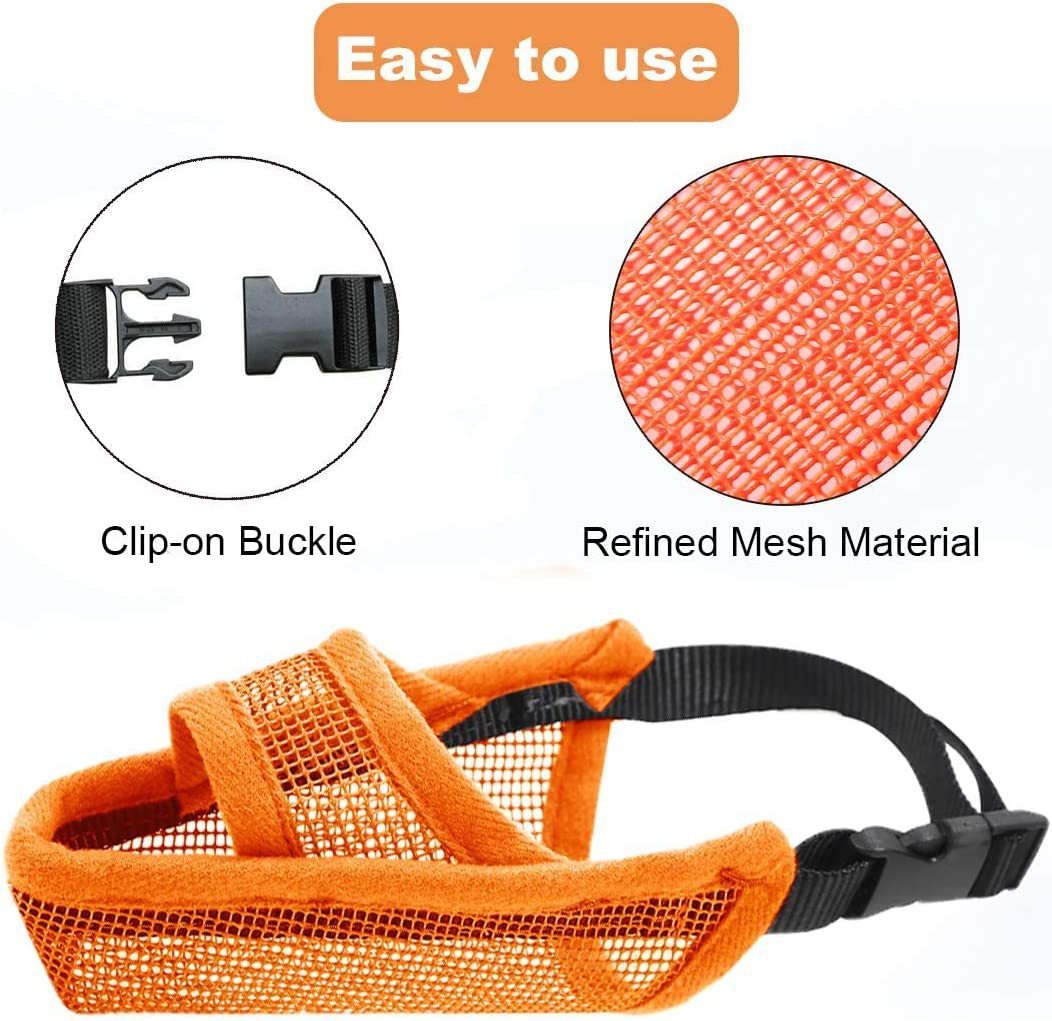 Anti-Bite Mask Dimensions Description Size Mouth circumference/CM Head circumference/CM Reference weight/KG XXS 10~ 13 23~ 27 3 to 5.5 XS 14~ 17 27~ 32 6~ 8.5 S 18~ 21 32~ 36 9~ 12.5 M 22~ 25 36~ 41 13~ 17.5 L 26~ 29 42~ 47 18~ 29 XL 29~ 33 48~ 56 34.5~ 4