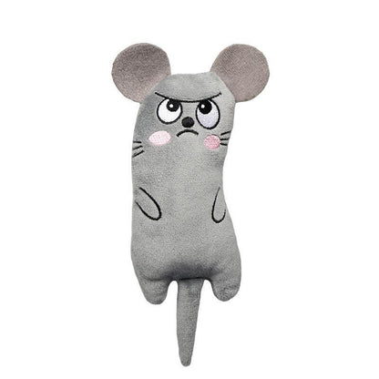 WhiskerPlush Product Information： Material: plush Product category: chew toys Color: orange, pink, gray, light blue, green, khaki Size: 5.5x16cm Package Contents： Cat toy X1 Chew Toys