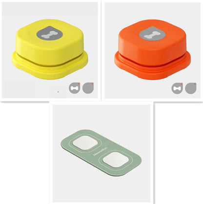 Recordable Pet Talking Buttons – 4 Colors, Fun & Easy Communication Overview: Durable Material: This dog communicator is made of high-quality ABS plastic material, which is environmentally friendly and durable, and you can use it for a long time. Easy to
