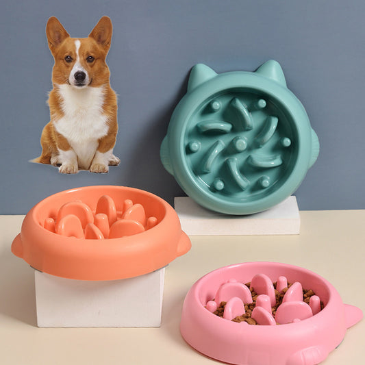 SlowPaw Feeding Bow Slow Feeder Dog Bowl – Anti-Gulping, Fun & Healthy Eating Transform mealtime into a safe and stimulating experience for your dog. Designed to promote slower, healthier eating habits, this slow feeder bowl helps prevent bloating, chokin
