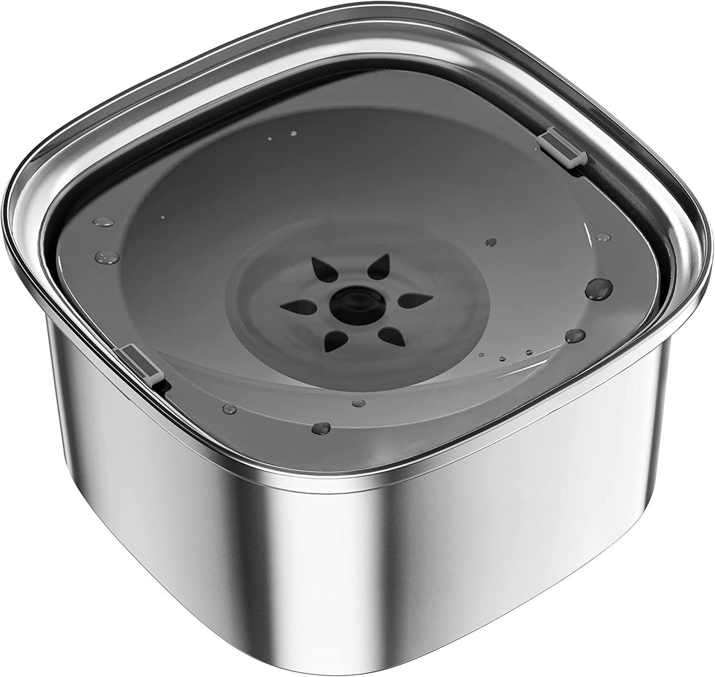 AquaPaw Steel Bowl Product information: Specifications: gray, blue, green, pink, white Applicable occasions for gifts: weddings, parties, others Material: Stainless steel Applicable gift-giving relationship: couples, couples, colleagues, friends, children
