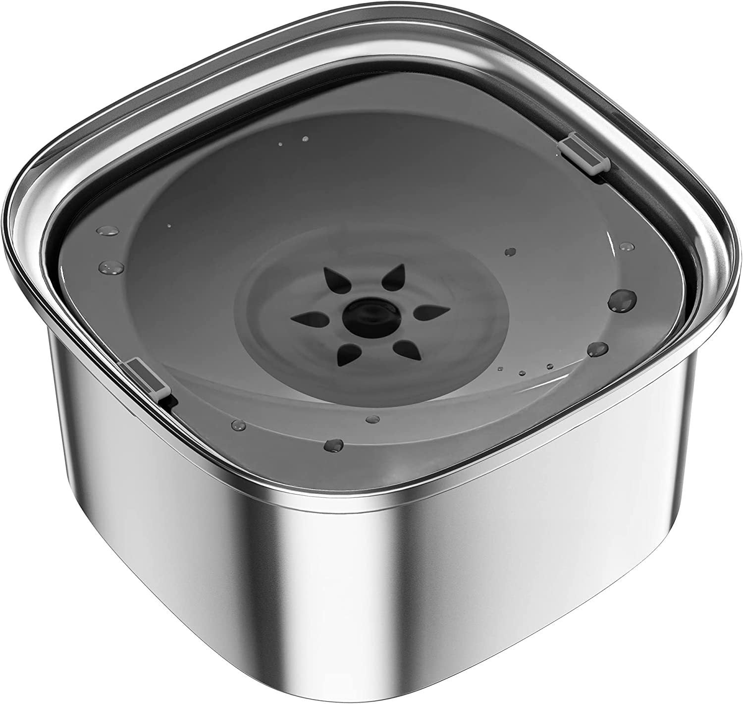 AquaPaw Steel Bowl Product information: Specifications: gray, blue, green, pink, white Applicable occasions for gifts: weddings, parties, others Material: Stainless steel Applicable gift-giving relationship: couples, couples, colleagues, friends, children