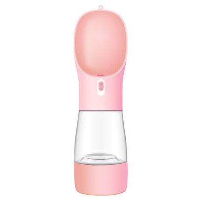 PawTrio Travel Cup Product Information: Material: Plastic Color: blue, pink, green, grey Size: 25.5x7x7cm Weight: 180g Capacity: 458ml Features: Plastic material for human use, high-temperature resistance, no deformation when filled with hot water Large o