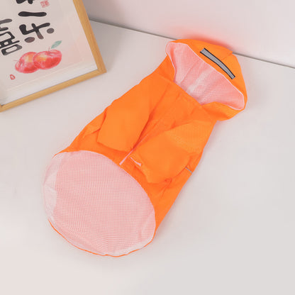 GlowPaws™ All-Weather Raincoat Product information: Color: Rose red Velcro, green Velcro, blue Velcro, red Velcro, orange Velcro, Blue Buckle Size: S ,M, L, XL Material: Polyester Style: Casual Category: pet clothing Packing list: Dog clothes *1 Product I