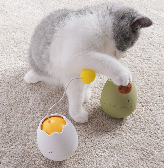 PurrPlay™ – Hilarious Toy for Curious Cats material: plastic Product Category: Knot Toys Weight: 0.195kg Product material: ABS, cotton ball Product size: 7 * 7 * 9cm Applicable object: cat Product features: cat playing *Precautions. 1.The product does not