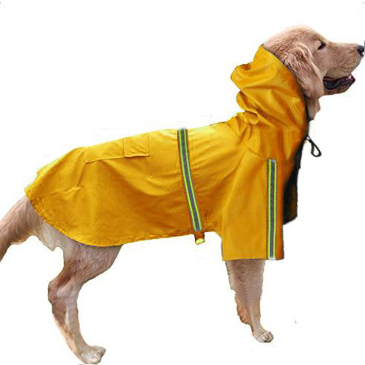 StormTail™ Large Dog Rain Jacket Material: PU Product Category: Raincoat Style: Europe and America Size Bust Neck circumference Back length S 34 cm 24 cm 25 cm M 41 cm 28 cm 30 cm L 47 cm 30 cm 35 cm XL 56 cm 36 cm 40 cm 2XL 62 cm 44 cm 45 cm 3XL 74 cm 48