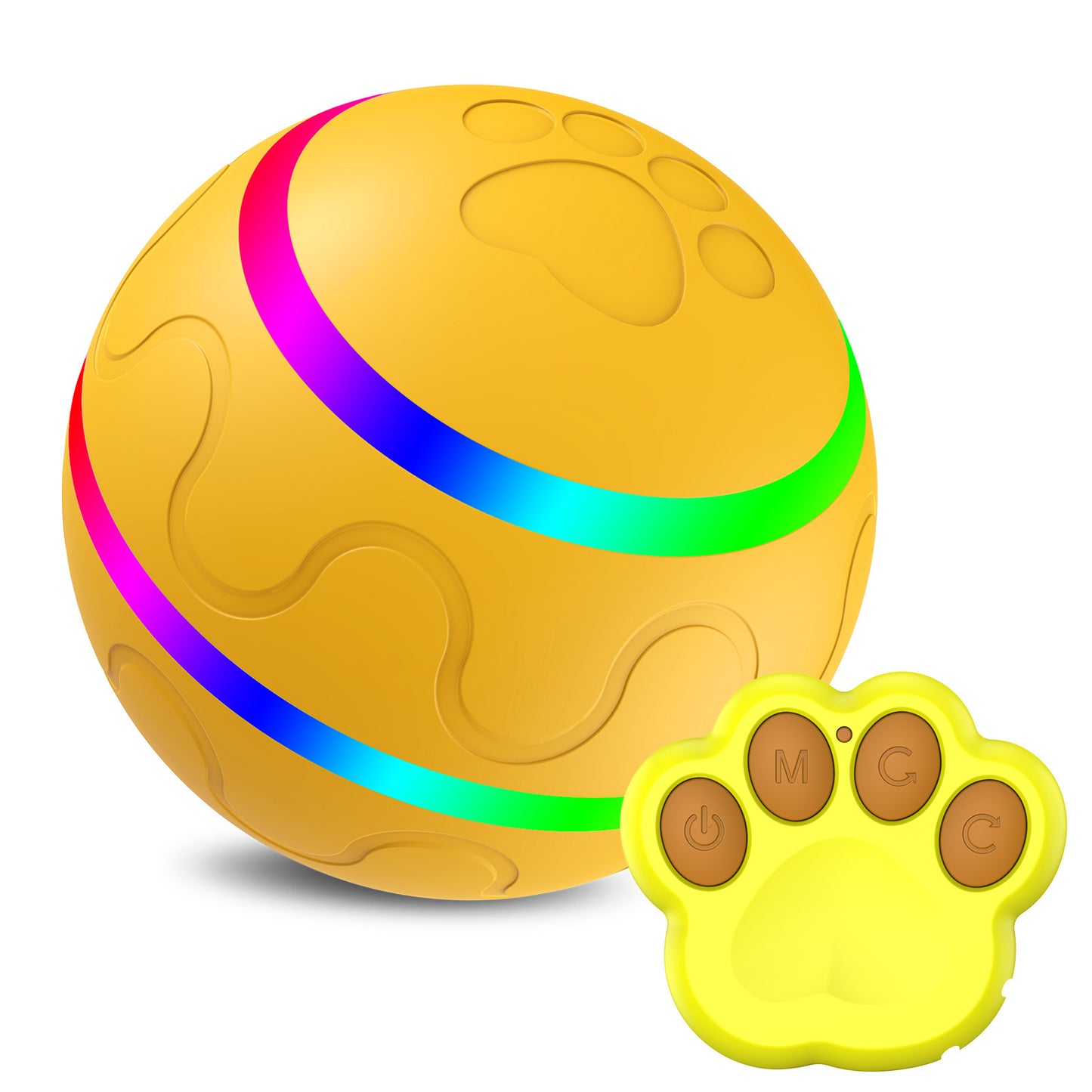WickedWhirl™ Overview: 1. Made of high-quality material, the ball is eco-friendly and non-toxic, durable and scratch-resistant, and safe for your pets to bite and chew on. 2. It can roll around randomly and automatically change its direction so it is inte