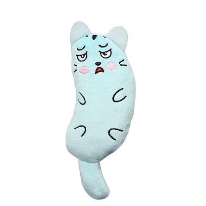WhiskerPlush Product Information： Material: plush Product category: chew toys Color: orange, pink, gray, light blue, green, khaki Size: 5.5x16cm Package Contents： Cat toy X1 Chew Toys