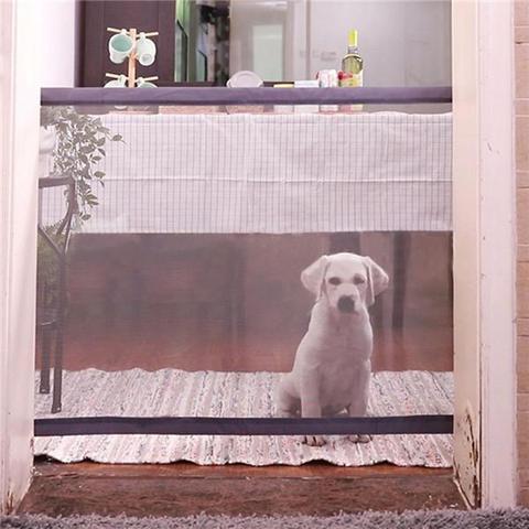 PawBlock Safety Fence Magic Pet Safety Gate – Portable Mesh Barrier for Doors, Stairs & More Keep Your Pet Safe Without Sacrificing Style or Space Overview Create a safe, pet-friendly space instantly with this Magic Mesh Pet Safety Gate – the perfect solu