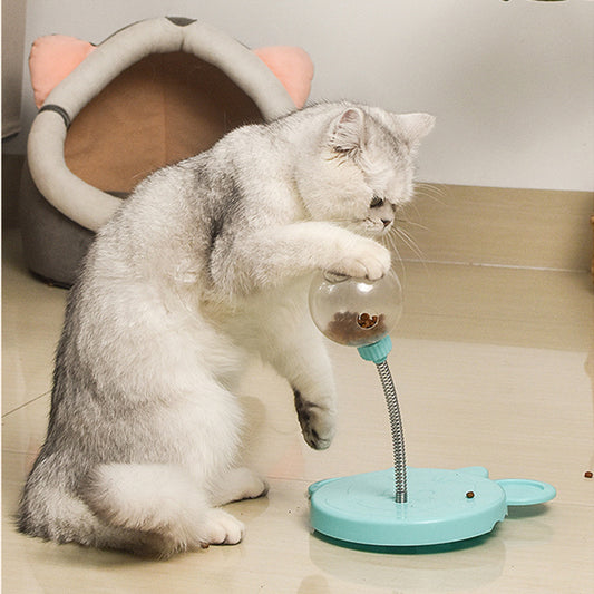IQTreat Pet Toy Overview: 1. The bottom is upgraded with a solid suction cup, which is non-slip and stable, and will not slip. The bottom adopts a suction cup for firm adsorption, which can be adsorbed on smooth floor tiles. The product is more stable and