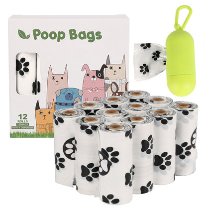 WalkClean Poop Bags Product information: Style: Continuous roll Material: HDPE+EPI Specification: 23*33cm/ 15 pieces per roll Epi degradation: fission and degradation about 2 years after being discarded in the soil Material: EPI+HDPE Thickness: 0.01mm=1 w