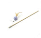 Handmade Wooden Cat Teaser – Fun Stick & Mouse Toy Product name: Solid wood funny cat stick toy Product material: solid wood hemp feather rope bell Feathers & Teasers