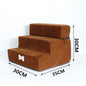 PawStep Pet Stairs Product information: Name: Pet ladder Seasons: Spring, summer, autumn, winter Material: deerskin velvet, high density sponge Features: Detachable, can be randomly combined Color: Grey, dark grey, Khaki, light brown, Dark brown, dark cof