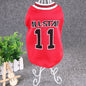 World Cup Dog Vest – Lightweight Summer Pet Jersey Material: Cotton Product Category: T-shirt style: Casual Applicable gender: general Color: black, red Size: S, M, L, XL, XXL 1. Asian sizes are 1 to 2 sizes smaller than European and American people. Choo