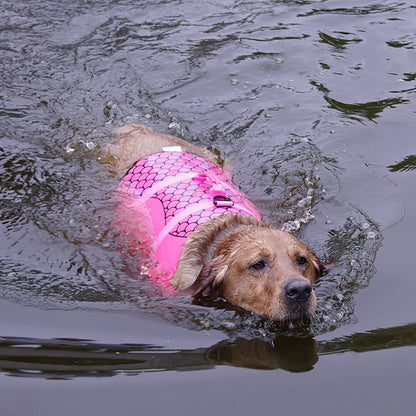 AquaPaw Safety Vest Material: Polyester Product category vest Applicable gender Color Rose Red, Silver Grey Size XS, S, M, L Pet Safety Vests