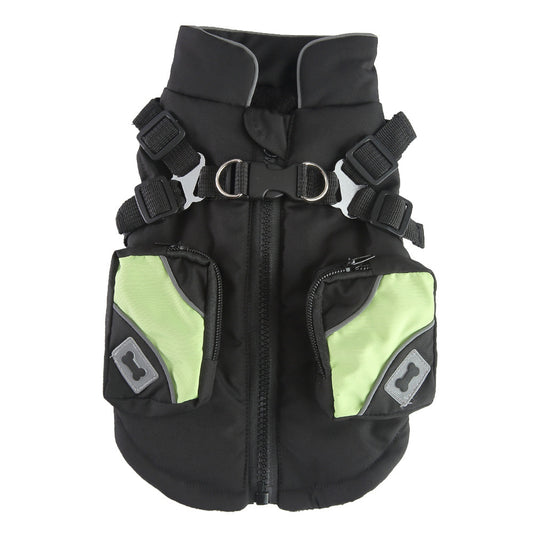 Winter Cotton Dog Jacket – Warm Zipper Coat for Pets Product information: Material: polyester Product: category cotton-padded clothes Style: Casual Color: DZ270 black, DZ271 red, DZ272 army green, DZ273 blue, DZ274 red, DZ275 army green, DZ276 black, DZ27