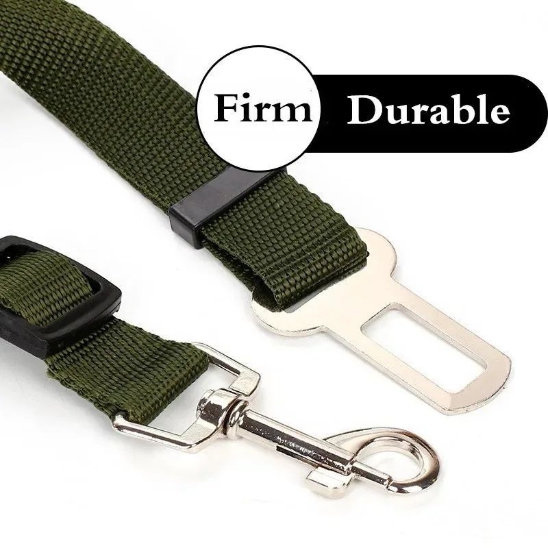 PawTether Dog Leash Product description: This product is a dog dog fixing belt / seat belt for cars, 2.5cm wide, the length of the fixing belt can be adjusted, and one end of the fixing belt can be fixed on the car seat belt. A collar that can hold the do