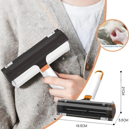 FurRoll™ – 2-in-1 Reusable Pet Hair Removal Brush Keep your home fur-free effortlessly with the FurRoll™ 2-in-1 Pet Hair Removal Roller – a portable, washable tool designed for quick and effective pet hair cleanup. Dual Functionality: Combines a lint roll