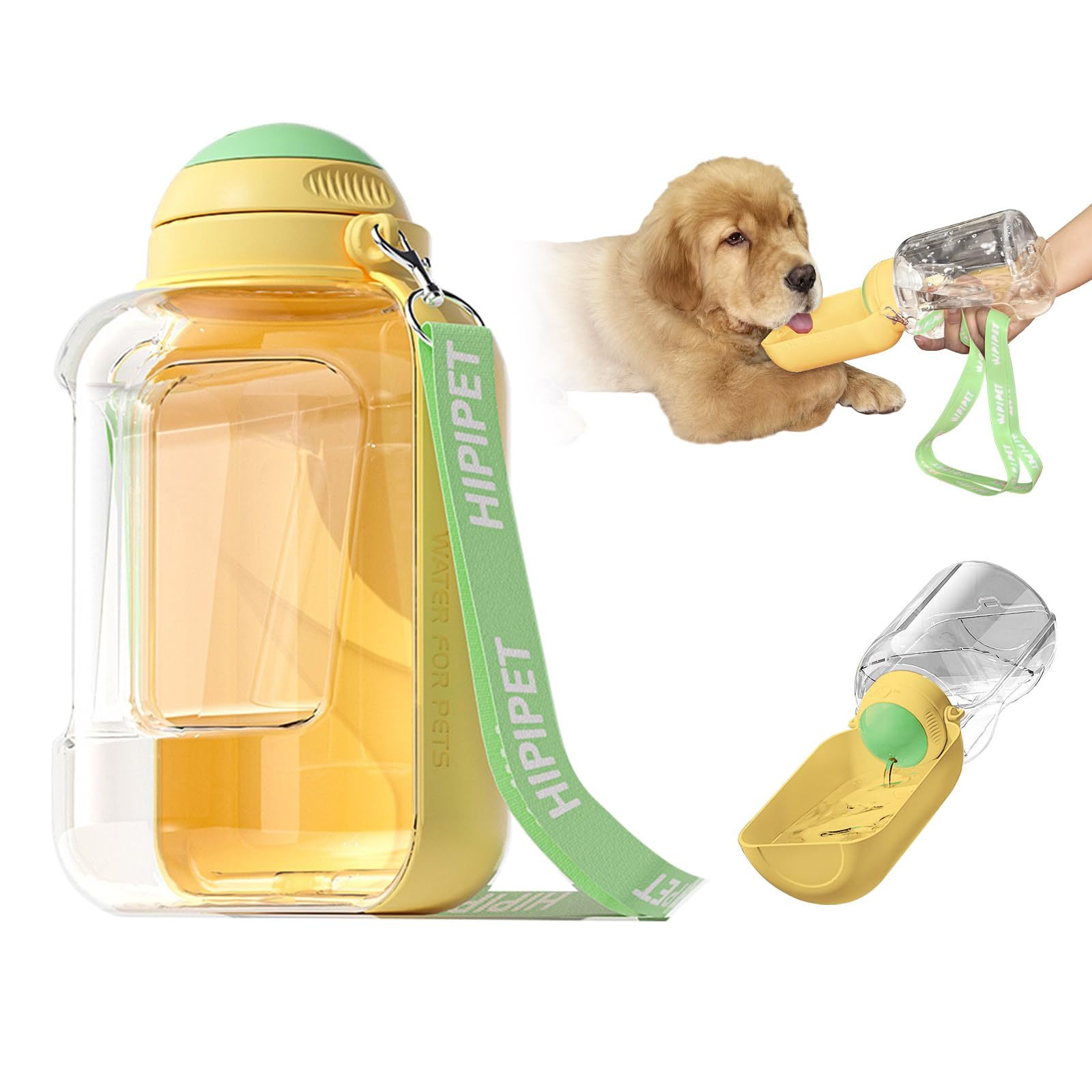 PawSip & Snack Pot 2-in-1 Portable Dog Water & Food Bottle – Hydration On-the-Go Make every walk, hike, or travel adventure with your furry companion easier with our 2-in-1 Dog Water Bottle with Food Container. Designed for convenience, durability, and po