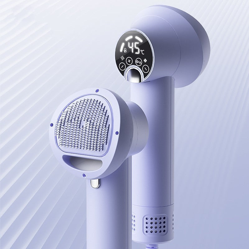 GroomBlow™ – Silent Smart Dryer & Comb for Pets Dry and groom your pet with ease using the GroomBlow™ Smart Pet Hair Dryer – the ultimate 2-in-1 tool designed to keep your dog or cat calm, clean, and fluffy. 2-in-1 Blow & Brush: Dries and detangles at the
