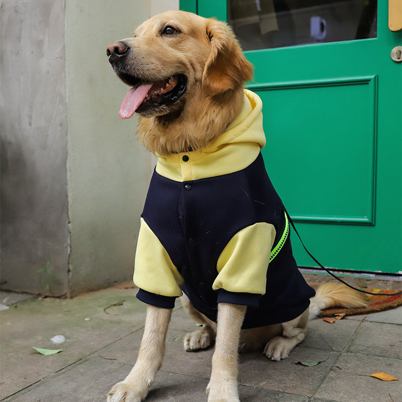 Cozy Sweater for Large Dogs – Warm & Stylish Pet Apparel Product information: Material: fleece sweater fabric Style: fashion casual Features: Transparent pocket Colour: black, green Size Information: Size/CM Lenght Bust Neck 3XL 50 74 50 4XL 55 79 54 5XL