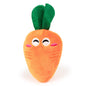CarrotSniff – Plush Chew & Snuffle Toy for Dogs Overview: 1. Comfortable Fabric: The exterior is made of high-quality crystal cotton soft fabric, and every interior part is fully filled. High resilience, cotton not easy to fall out of it, not afraid of sq