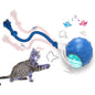 Interactive Cat Toy Ball Super Drive Cat Rolling Ball Overview: Strong driver - The cat toys could easily go across from ceramic tile, wooden, low rugs even high pile carpet, It rarely get stuck in corners, helping you entertain a high-energy cat for hour