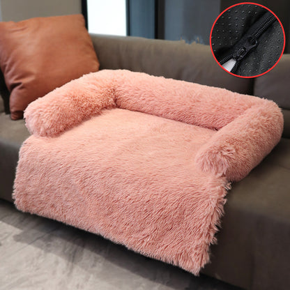 PlushPod™ 2-in-1 Pet Bed Product information: Material: pp cotton Size: s, m, l Color: powder gray coffee Size S M L Outer diameter(L*W*H) 76*73*16cm 90*85*20cm 105*93*20cm Inner diameter(L*W) 56*62cm 65*72cm 76*81cm Features: Long hair Packing list: Dog