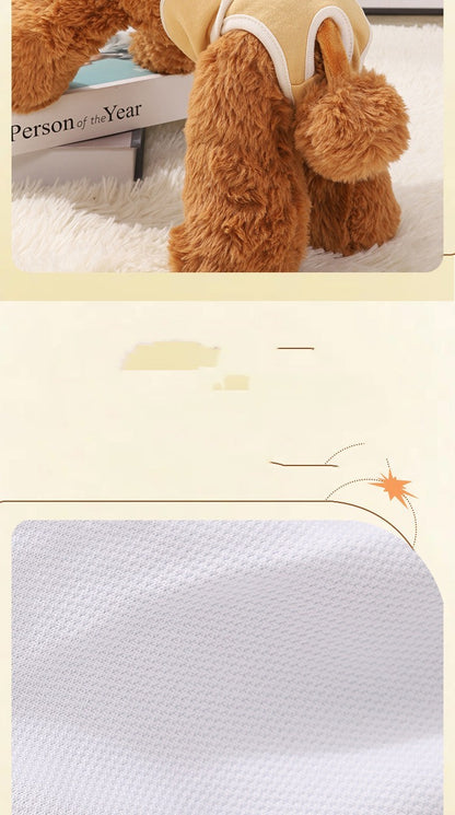Dog Physical Safety Pants Comfortable Breathable Pure Cotton Product information: Size: S: Waist circumference 24-28cm,M: Waist circumference 26-32cm,L: Waist circumference 30-36cm,XL: Waist circumference 34-40cm, average size Features: breathable and com