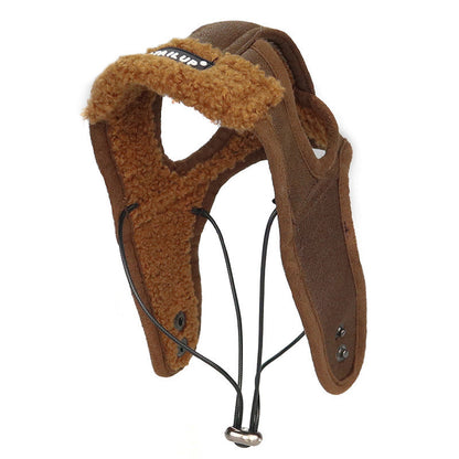 Pet Supplies Autumn Winter New Pet Dog Product information: Material: PU Product category: Makeover Style: European and American Applicable gender: Universal Color: brown, black, brown Size: S, M, L, XL, XXL Packing list: The dog leather cap*1 Pet Dresses