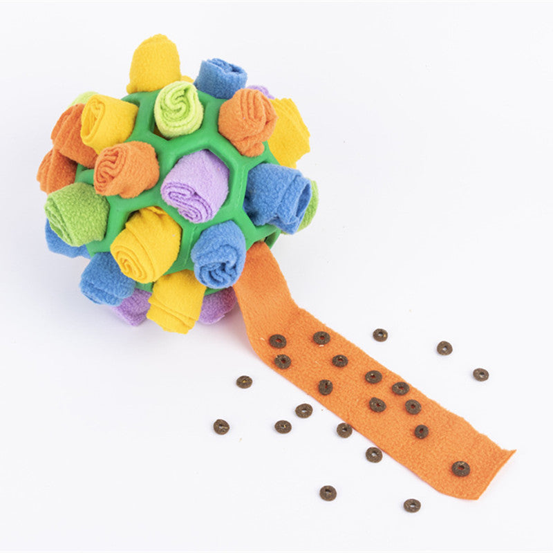 SniffFun™ Product information: Product category: Sniff toys Material: fleece+TPR rubber Specification: fried ball Color: red sphere rainbow color, green sphere rainbow color, white red green Christmas, pink purple, blue, unicorn color, white yellow orange