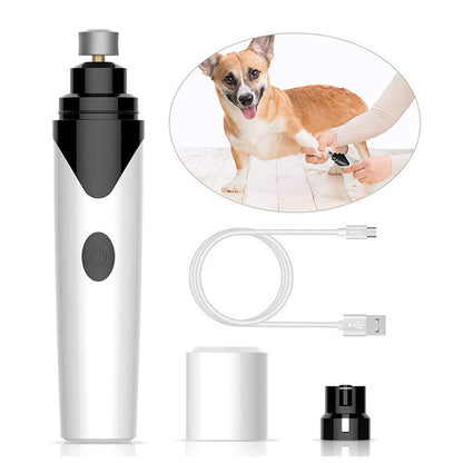 NailWhirl™ Electric Pet Trimmer Overview: Low Vibration and Low Noise - This Pet Nail Grinder is equipped with a super mute motor but powerful. It gently removes thin layers of the nail with low noise and low vibration, so that sensitive pets will be happ